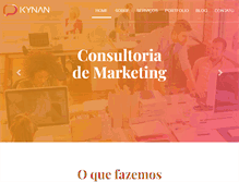 Tablet Screenshot of kynan.com.br